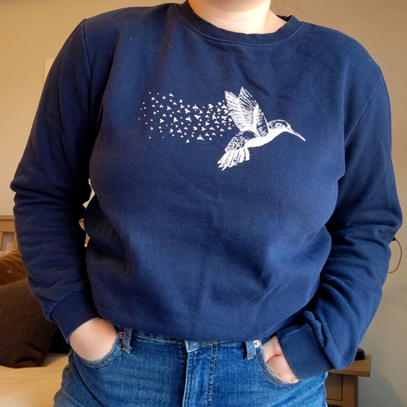 Vintage Mountain Warehouse Hummingbird Sweatshirt - Picture 2 of 8